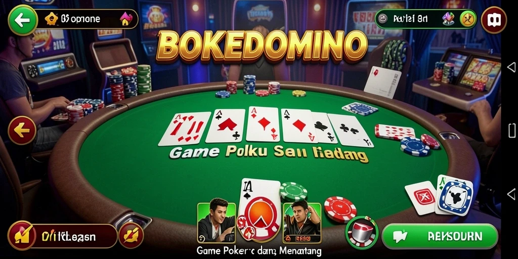 Screenshot gameplay BOKEDOMINO yang menarik dan penuh aksi