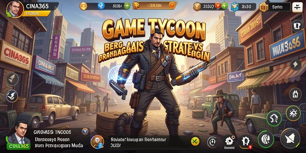 Tampilan gameplay CINA365 menyajikan pengalaman Tycoon yang mendebarkan.