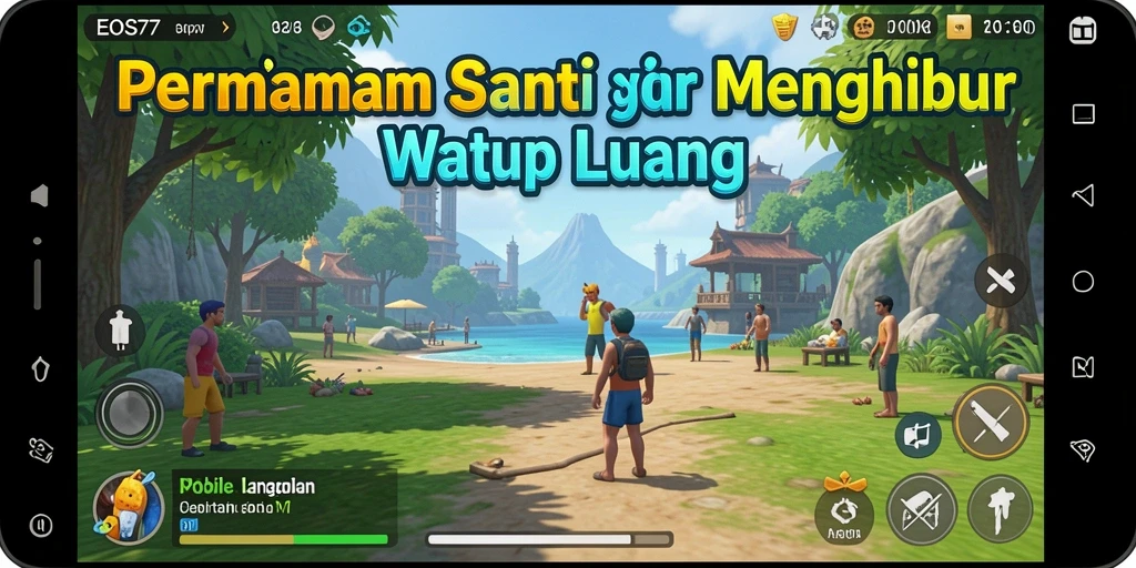 Tampilan gameplay menarik dari EOS77 yang membuat ketagihan.