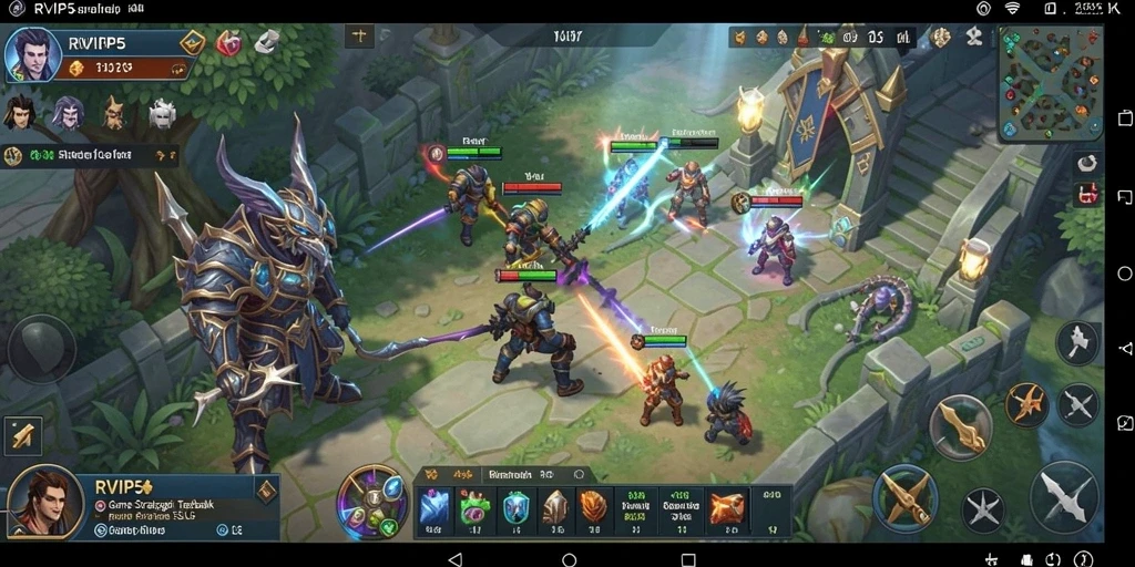Gameplay RVIP5 yang mendebarkan dan penuh strategi.