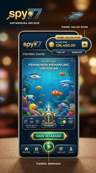 Pengguna sedang mencari aplikasi terbaru di spy77.